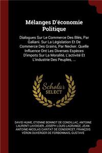 Mélanges d'Économie Politique