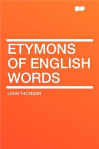 Etymons of English Words