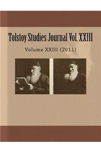 Tolstoy Studies Journal Volume XXIII (2011): A Publication of the North American Tolstoy Society