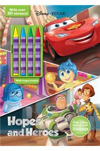 Disney Pixar Hopes and Heroes: Plus 4 Crayons