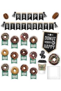 Industrial Cafe Birthday Bulletin Board Set