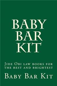 Baby Bar Kit: Jide Obi Law Books for the Best and Brightest