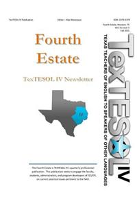 Fourth Estate, Fall 2015 Vol 31 (3)