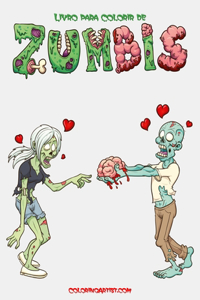 Livro para Colorir de Zumbis 1