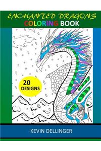 Enchanted Dragons Coloring Book