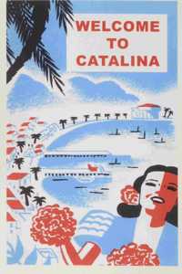 Vintage Journal Graphic Welcome to Catalina