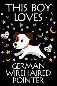 This Boy Loves German Wirehaired Pointer Notebook