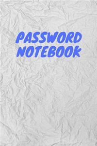 Password Book Notebook