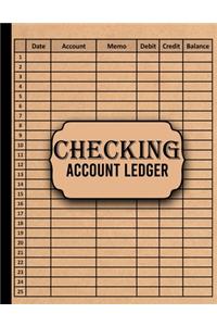 Checking Account Ledger
