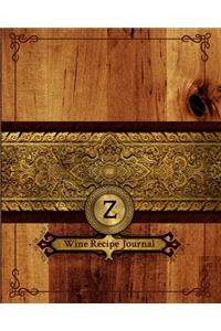 Z Wine Recipe Journal