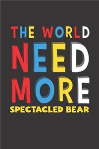 The World Need More Spectacled Bear