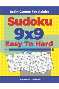 Brain Games For Adults - Sudoku 9x9 Easy To Hard