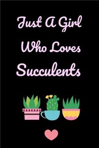Just A Girl Who Loves Succulents