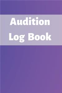 Audition Log Book