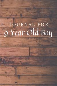 Journal For 9 Year Old Boy
