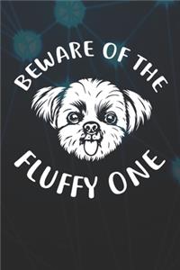 Beware Of The Fluffy One Notebook Journal