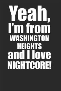 Nightcore Lovers Washington Heights 120 Page Notebook Lined Journal