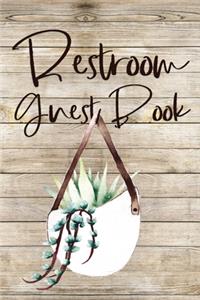 Restroom Guest Book
