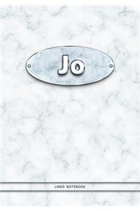 Jo - Lined Notebook