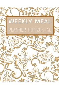 weekly meal planner horizontal