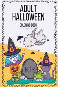 Adult Halloween Coloring Book