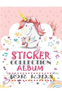 Sticker Collection Album for Kids