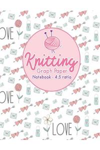 Knitting Graph Paper Notebook - 4