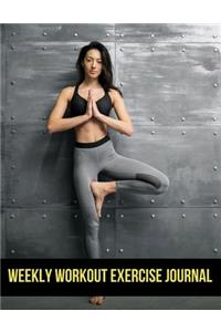 Weekly Workout Exercise Journal