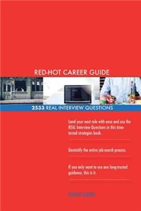 Decontamination worker RED-HOT Career Guide; 2533 REAL Interview Questions