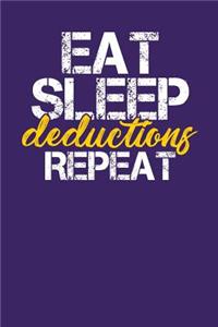 Eat Sleep Deductions Repeat