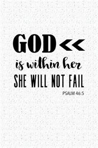 God Is Within Her She Will Not Fall