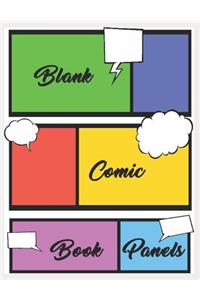 Blank Comic Book Panels