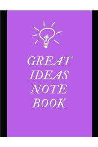 Great Ideas Notebook