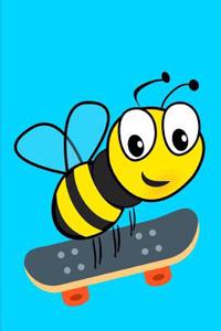 Bee Skateboarding Notebook Journal 120 College Ruled Pages 6 X 9