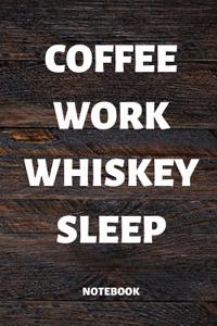 Coffee Work Whiskey Sleep