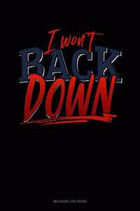 I Won't Back Down