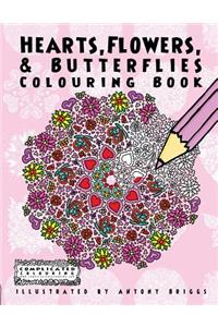 Hearts, Flowers, and Butterflies