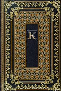 Gold Label Monogram K Notebook