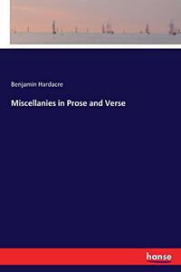 Miscellanies in Prose and Verse