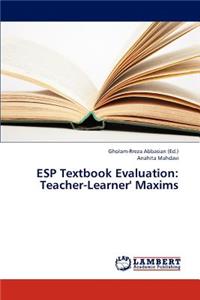 ESP Textbook Evaluation