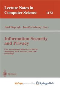 Information Security and Privacy
