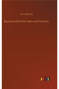 Business Hints for Men and Women