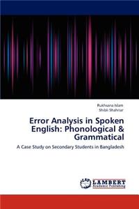 Error Analysis in Spoken English