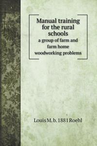 Manual training for the rural schools