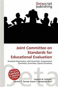 Joint Committee on Standards for Educational Evaluation