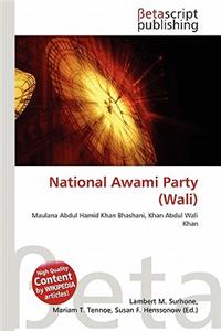 National Awami Party (Wali)
