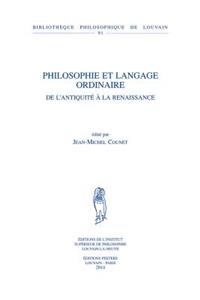 Philosophie Et Langage Ordinaire