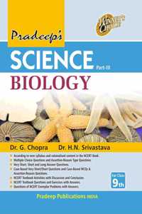 Pradeep's Science Part - III Biology for Class 9 - Examination 2025-26