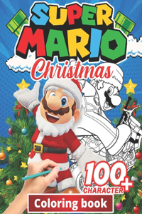 Super mario Christmas Coloring Book