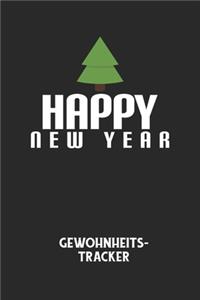 HAPPY NEW YEAR - Gewohnheitstracker